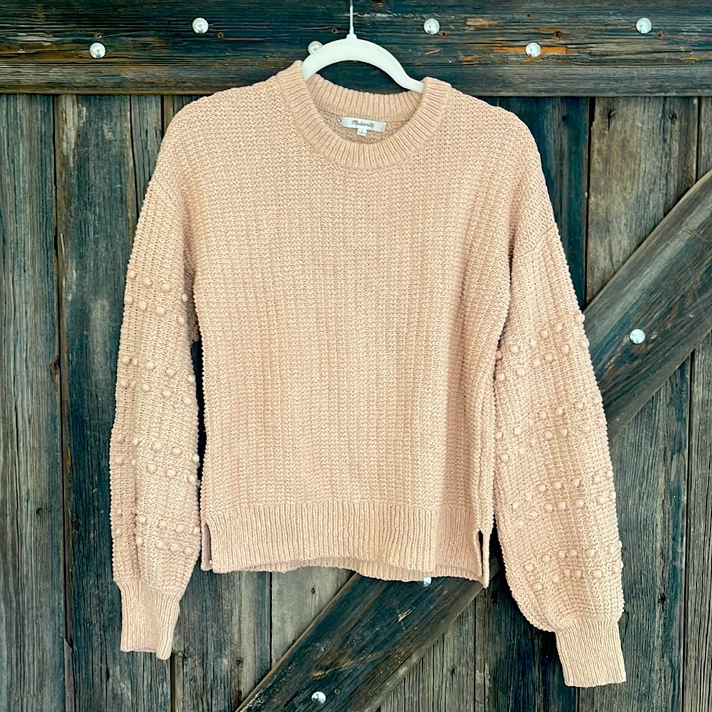 Madewell bobble sleeve sweater